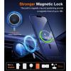 TORRAS Strong Magnetic & Seamless Stand for iPhone 17 Pro Max Case, Fit for MagSafe, Military Grade Drop Protection, Adjustable Kickstand for iPhone 17 Pro Max Case Translucent Matte Orange(Deep Blue)