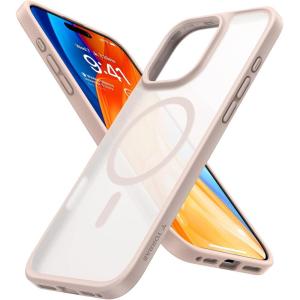 TORRAS Stronger Magnetic & Shockproof for iPhone 17 Pro Max Case, Fit for MagSafe, Military Grade Drop Protection, Camera Control, DIY Button, Slim for iPhone 17 Pro Max Case Translucent Deep Blue(Desert Titanium White)