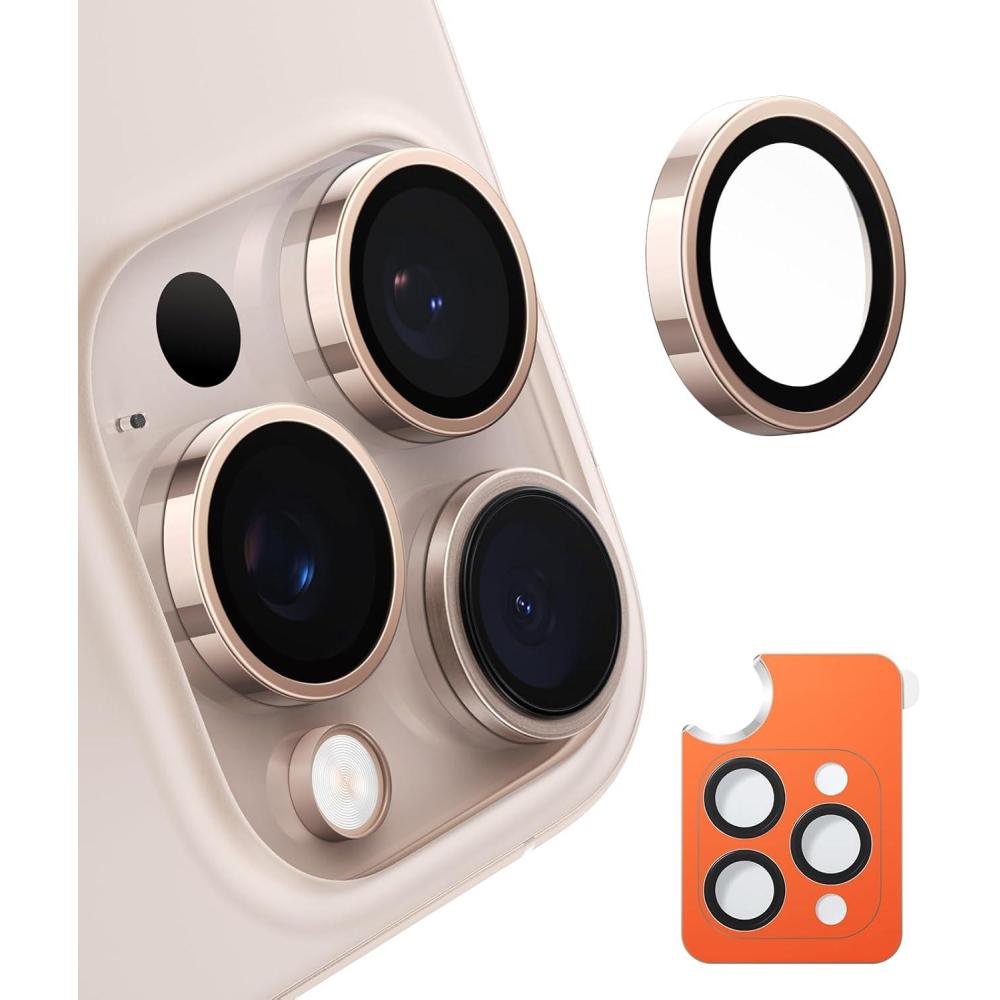 imageTORRAS 3Year Ultimate Durability for iPhone Air Camera Lens Protector11 Invisible Fit amp Ultra Clarity MilitaryGrade 9H Aerospace Glass AntiScratch Easy InstallationBlackDesert Titanium