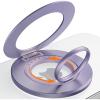 TORRAS Upgrade Gen2.0 (Dual-Ring) Fit for MagSafe Phone Grip Ring Holder, Kickstand Magnetic, Compatible with MagSafe Accessories for iPhone 17/16/15/14/13/12/11 Samsung, Google, Android, Desert Gold(Purple)