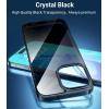 TORRAS Crystal Clear for iPhone 13 Pro Max Case 6.7″, Long Lasting Clarity, Anti-Yellowing, Ultra-Thin Slim Fit, Soft Silicone Protection Cover Phone Cases for iPhone 13 Pro Max, Clear(Clear Black)