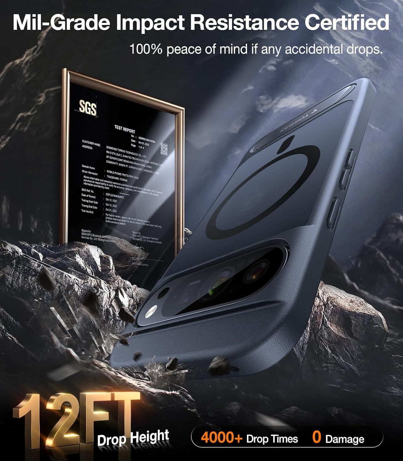 imageTORRAS Magnetic amp Stand for Google Pixel 10 Pro CasePixel 10 Case Fit for MagSafe amp Pixelsnap MilGrade Protection Slim Fit for Pixel 1010 Pro Phone Case with Flush Kickstand Translucent BlackBlack