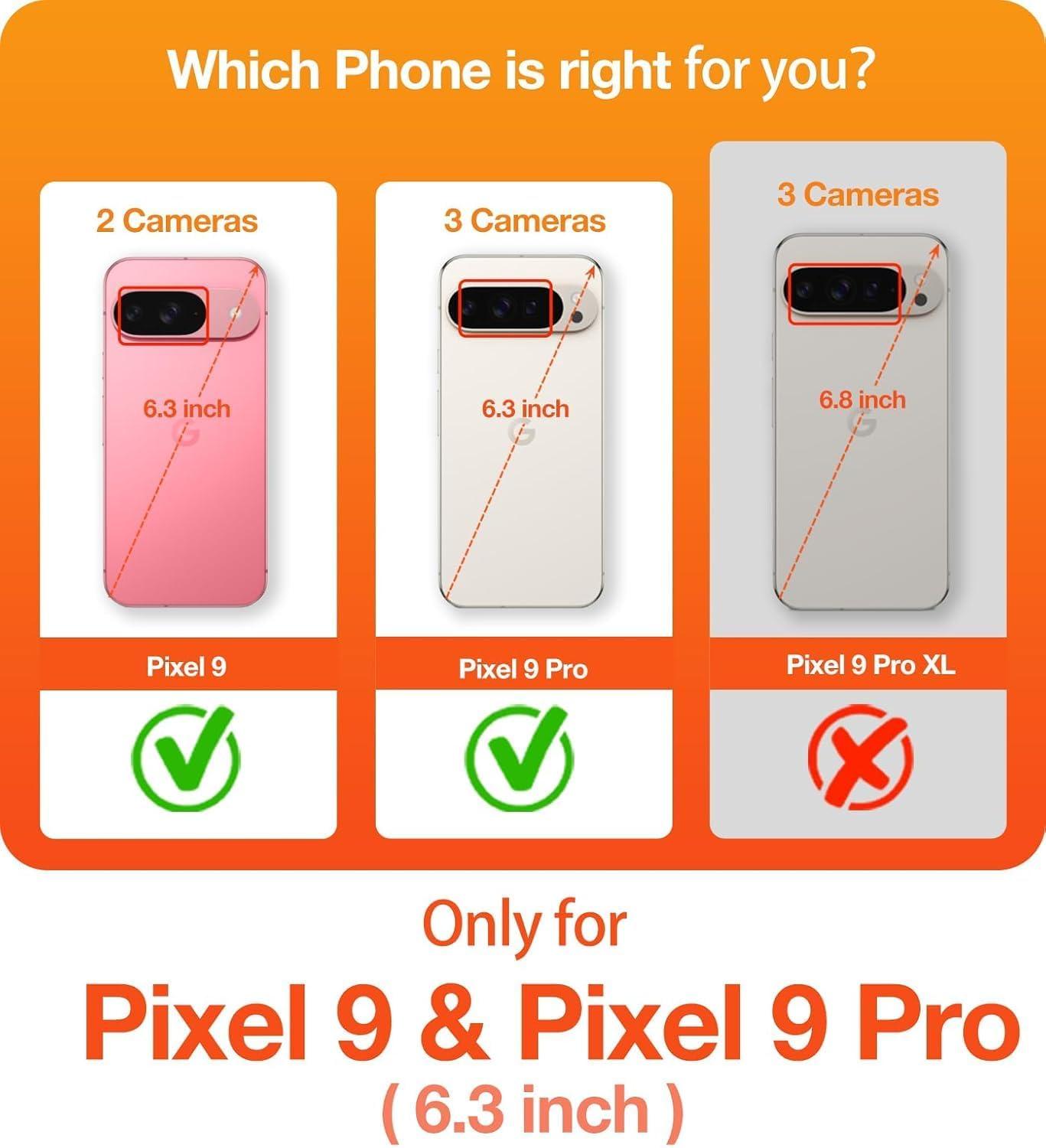 imageTORRAS Q3 Spin Magnetic 360 Stand for Google Pixel 10 Pro Case 10 Case Fit for Magsafe 4X Military Grade Protection Shockproof Pixel 10 Pro Phone Case with Stand Translucent BlackGray