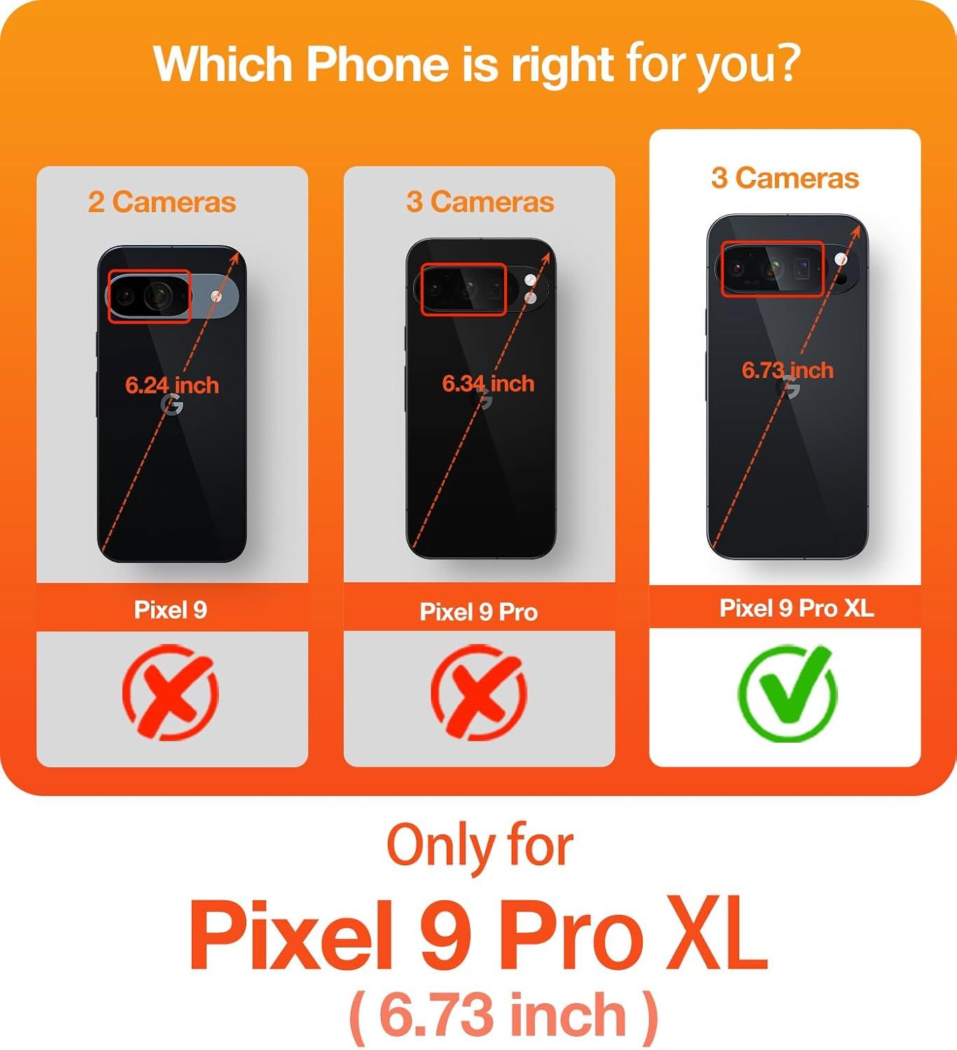 imageTORRAS Q3 Spin Magnetic 360 Stand for Google Pixel 10 Pro Case 10 Case Fit for Magsafe 4X Military Grade Protection Shockproof Pixel 10 Pro Phone Case with Stand Translucent BlackBlack