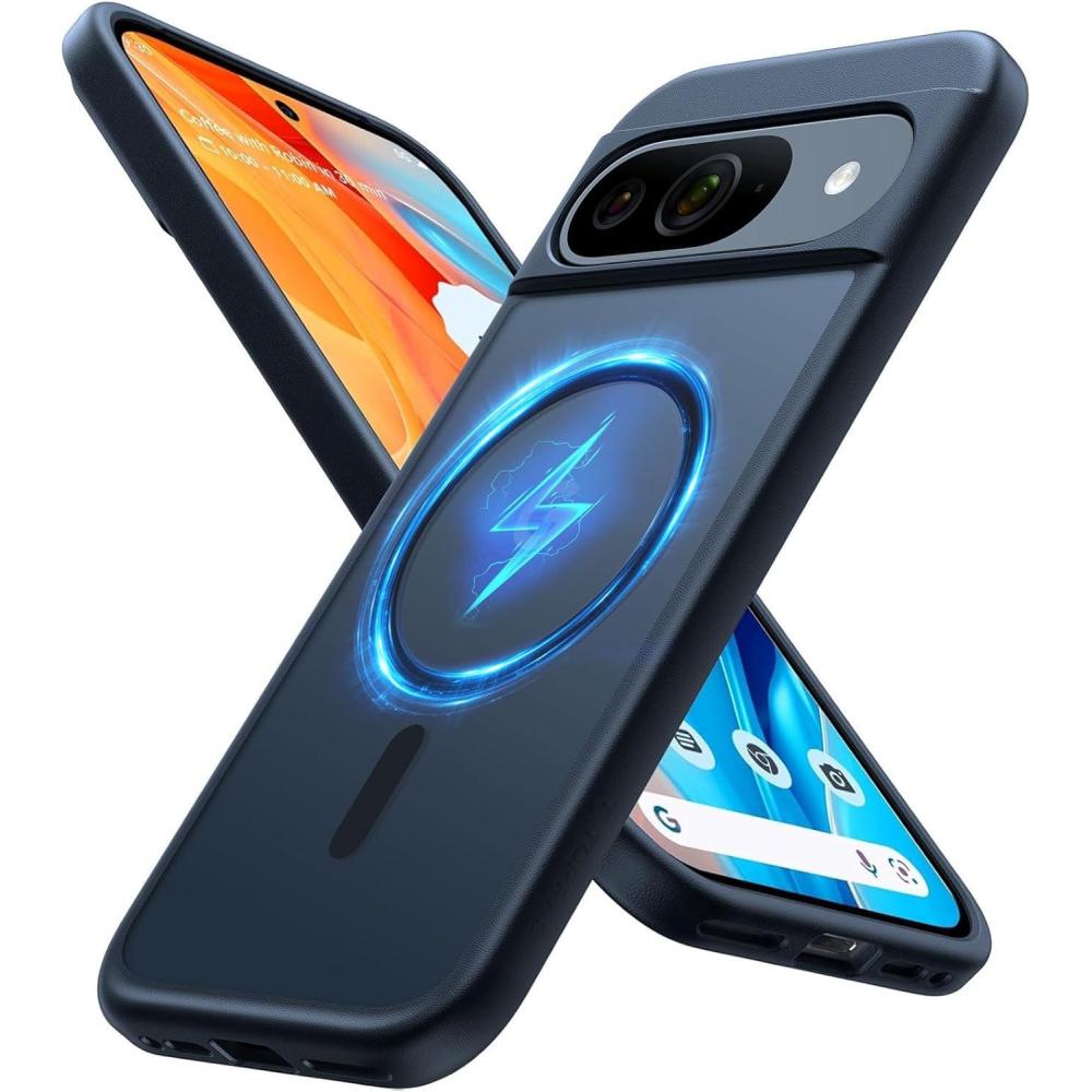 imageTORRAS Magnetic Shockproof for Google Pixel 10 Pro CasePixel 10 CaseMilitary Grade 12FT Drop ProtectionFit for MagSafe Slim Matte Translucent amp Sturdy Armor Case for Pixel 1010 Pro BlackBlack