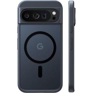 TORRAS Magnetic Shockproof for Google Pixel 10 Pro XL Case, Strong Magnet fit for MagSafe, 12FT Mil-Grade Protection, Slim Translucent Matte Case for Pixel 10 Pro XL with Multi-Color Buttons, Green(10PXL-Black)