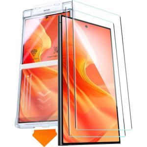 TORRAS Military-Grade for Google Pixel 10 Pro XL/Pixel 9 Pro XL Screen Protector, [9H+] Full Coverage Tempered Glass, 6.8”, Easy Install, Bubble-Free, Case-Friendly, Fingerprint Compatible, 2-Pack(Samsung Galaxy S24 Ultra（6.8 inch）)