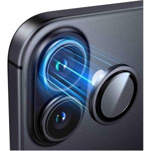 TORRAS 3-Year Ultimate Durability for iPhone 15 Pro Max/15 Pro Camera Lens Protector – 1:1 Invisible Fit & Ultra Clarity, Military-Grade 9H+ Aerospace Glass, Anti-Scratch, Easy Installation, Black Titanium(Black)