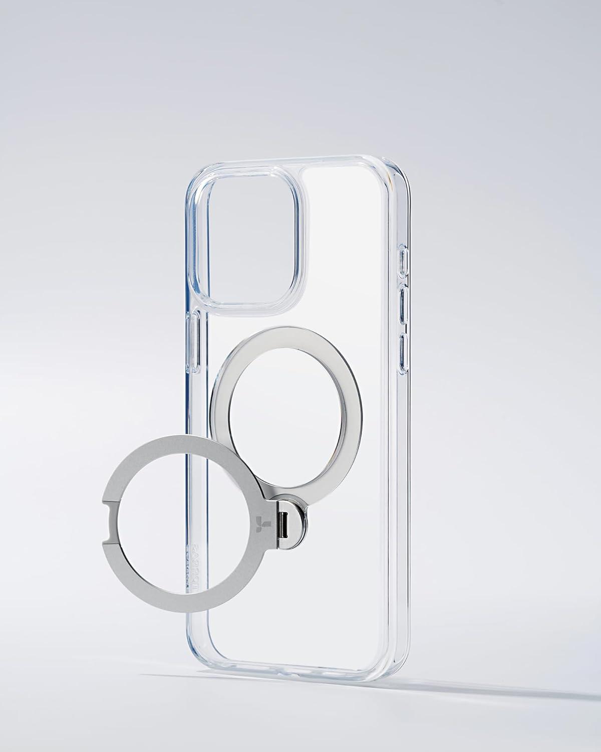 imageTORRAS 360 Spin Magnetic Stand for iPhone 16 Case 61 inch Compatible with Magsafe 12FT Military Grade Protection Shockproof Slim Case for iPhone 16 Phone Case with Kickstand amp Ring Holder BlackClear