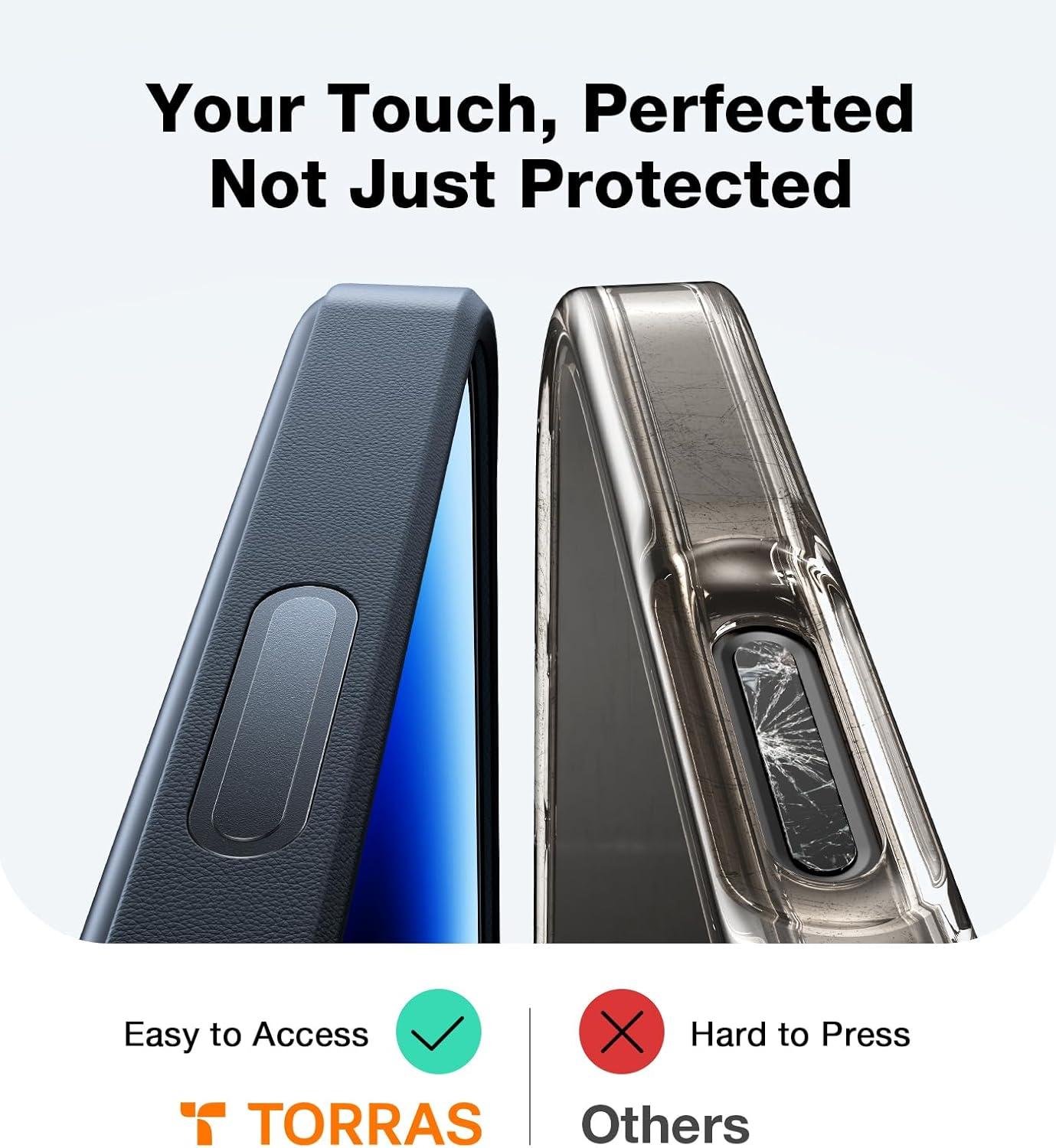 imageTORRAS 360 Spin Magnetic Stand for iPhone 16 Pro Max Case Fit for MagSafe Military Grade Protective Case for iPhone 16 Pro Max Phone Case with Kickstand Rotatable Black 69 inchBlack