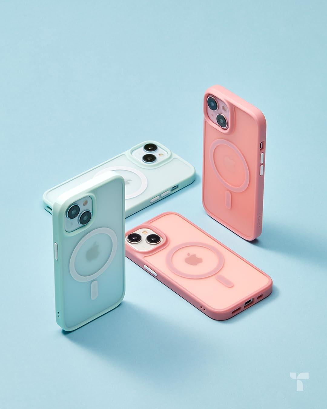 imageTORRAS Magnetic Shockproof for iPhone 16 Case18N Mighty Magnetic 12FT Military Grade Drop Tested Fit for MagSafe Protective Hard Back Plastic Slim Phone Case for iPhone 16 61 Black TitaniumBlack