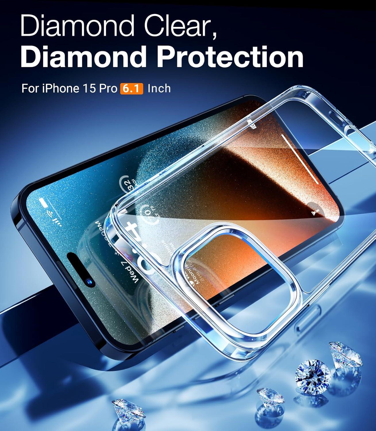 imageTORRAS Shockproof for iPhone 17 Pro Max Case with Camera Control Button 12FT Military Grade Drop Protection Enhanced Grip amp Soft Touch Translucent Slim 17 Pro Max Case with 3 Colors Buttons BlackClear