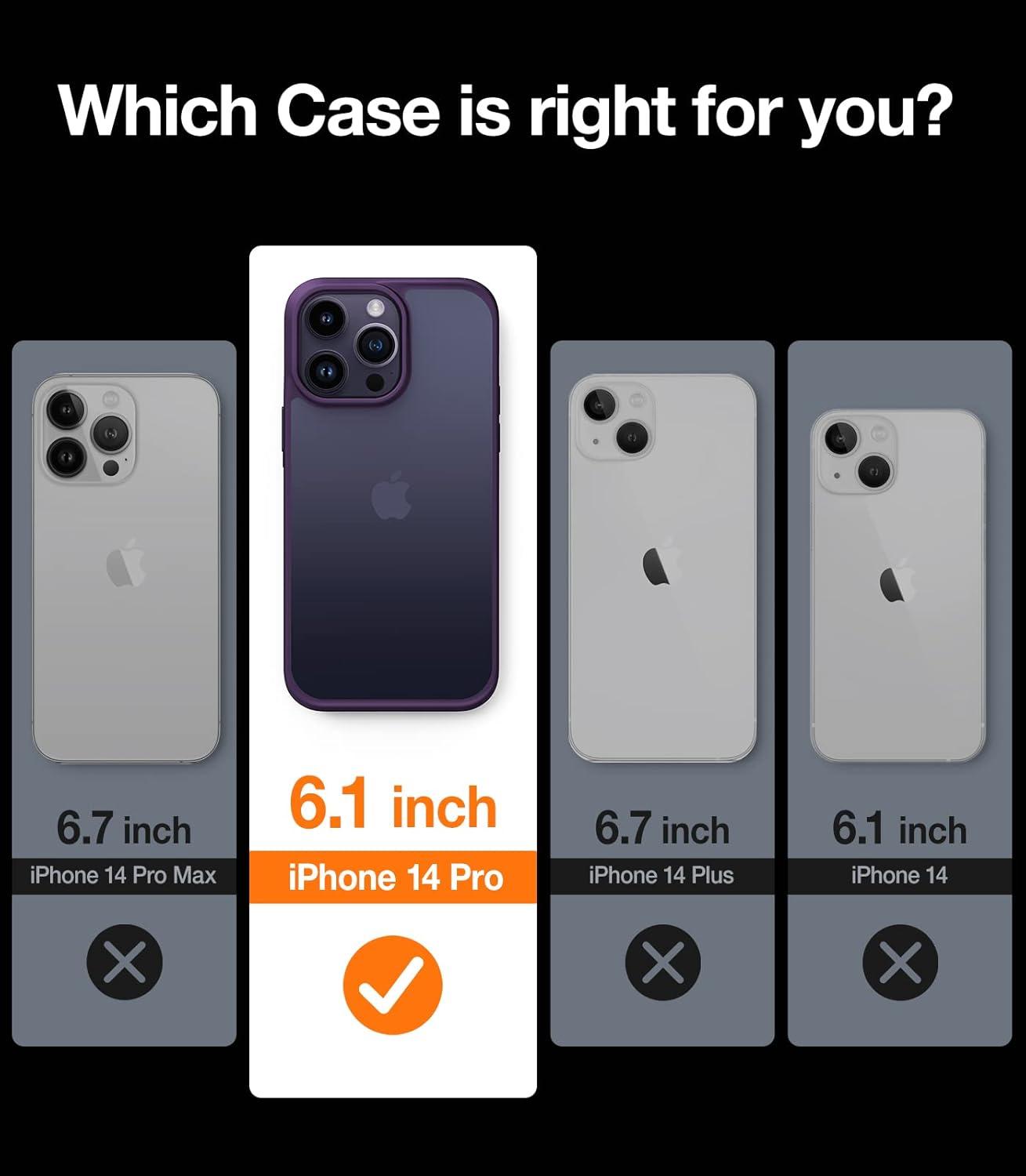 imageTORRAS Shockproof for iPhone 17 Pro Max Case with Camera Control Button 12FT Military Grade Drop Protection Enhanced Grip amp Soft Touch Translucent Slim 17 Pro Max Case with 3 Colors Buttons BlackPurple