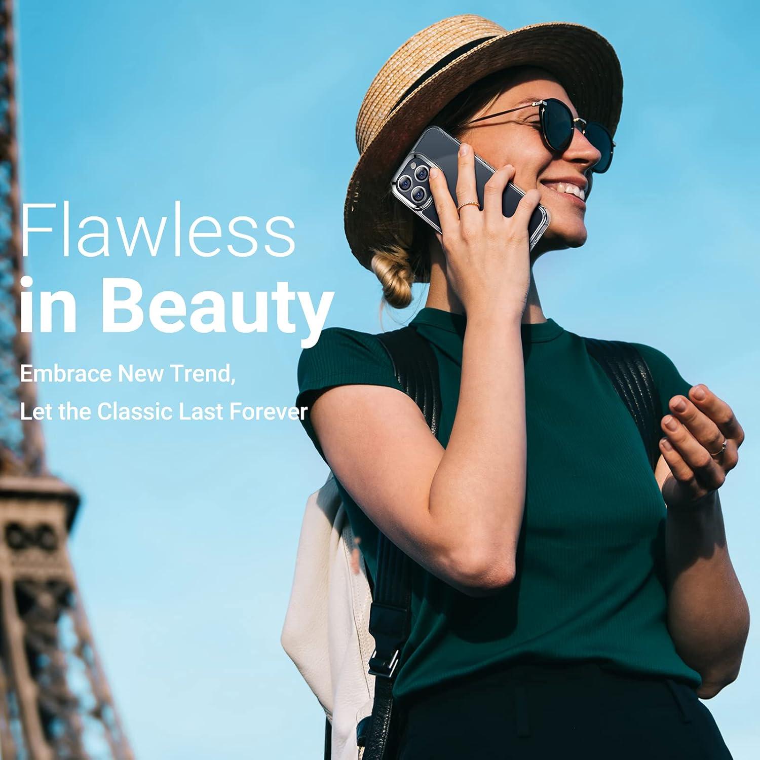 imageTORRAS Shockproof for iPhone 17 Pro Max Case with Camera Control Button 12FT Military Grade Drop Protection Enhanced Grip amp Soft Touch Translucent Slim 17 Pro Max Case with 3 Colors Buttons BlackClear