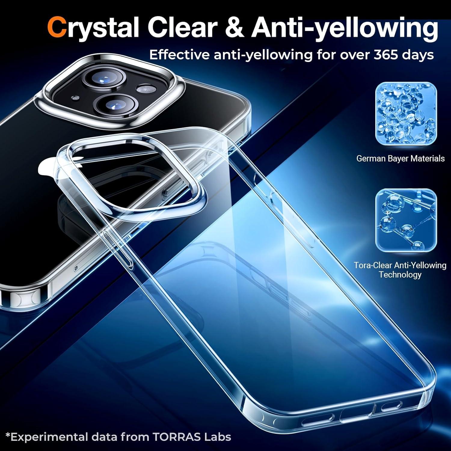 imageTORRAS Shockproof for iPhone 17 Pro Max Case with Camera Control Button 12FT Military Grade Drop Protection Enhanced Grip amp Soft Touch Translucent Slim 17 Pro Max Case with 3 Colors Buttons BlackClear