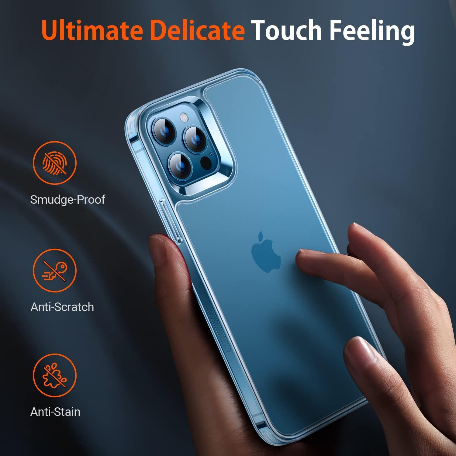 imageTORRAS Shockproof for iPhone 17 Pro Max Case with Camera Control Button 12FT Military Grade Drop Protection Enhanced Grip amp Soft Touch Translucent Slim 17 Pro Max Case with 3 Colors Buttons BlackClear