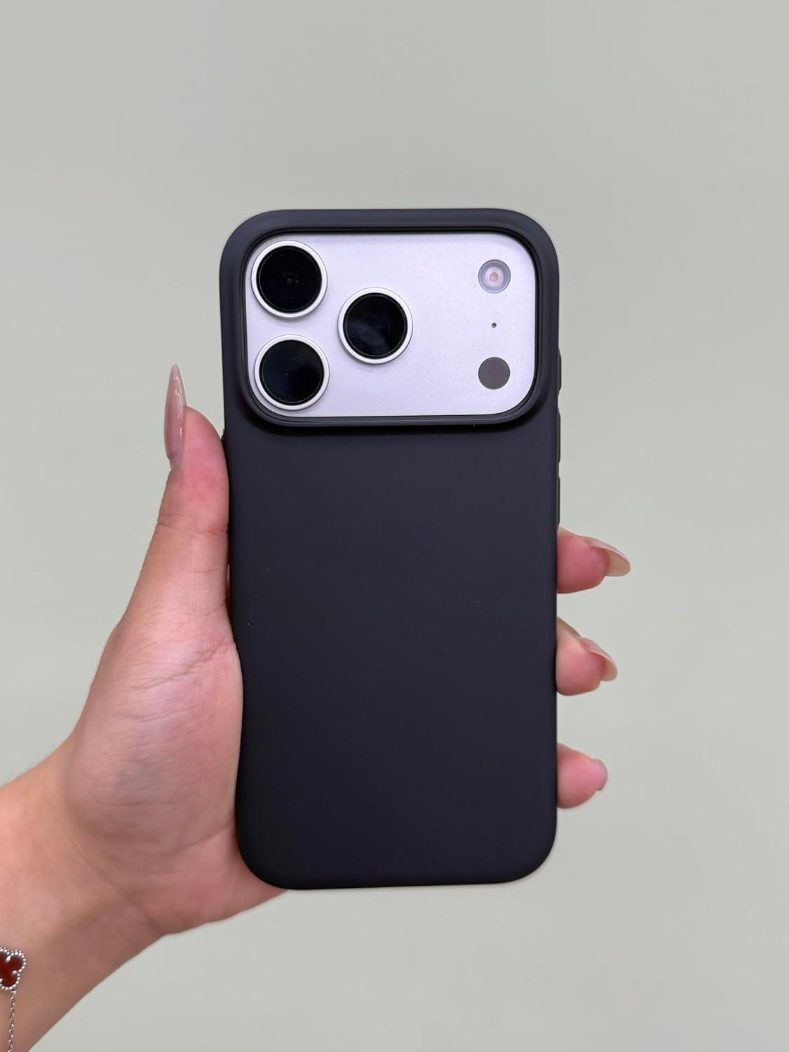 imageTORRAS Slim Fit for iPhone 12 Pro Max Case UltraThin Cover with NonSlip Grip amp No Fingerprint Hard Plastic Super Slim Phone Case for iPhone 12 Pro Max Phone Case 67 inch Space BlackBlack