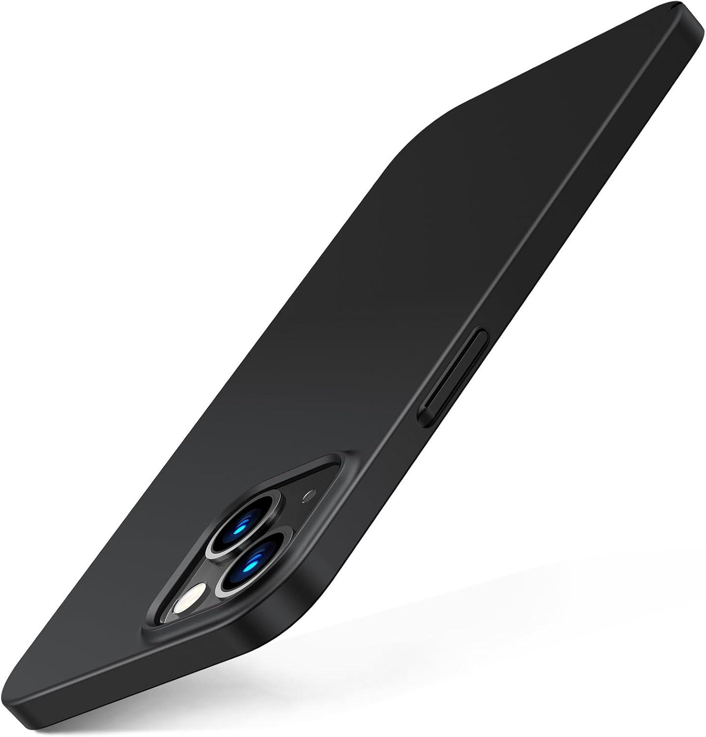 imageTORRAS Slim Fit for iPhone 12 Pro Max Case UltraThin Cover with NonSlip Grip amp No Fingerprint Hard Plastic Super Slim Phone Case for iPhone 12 Pro Max Phone Case 67 inch Space BlackBlack