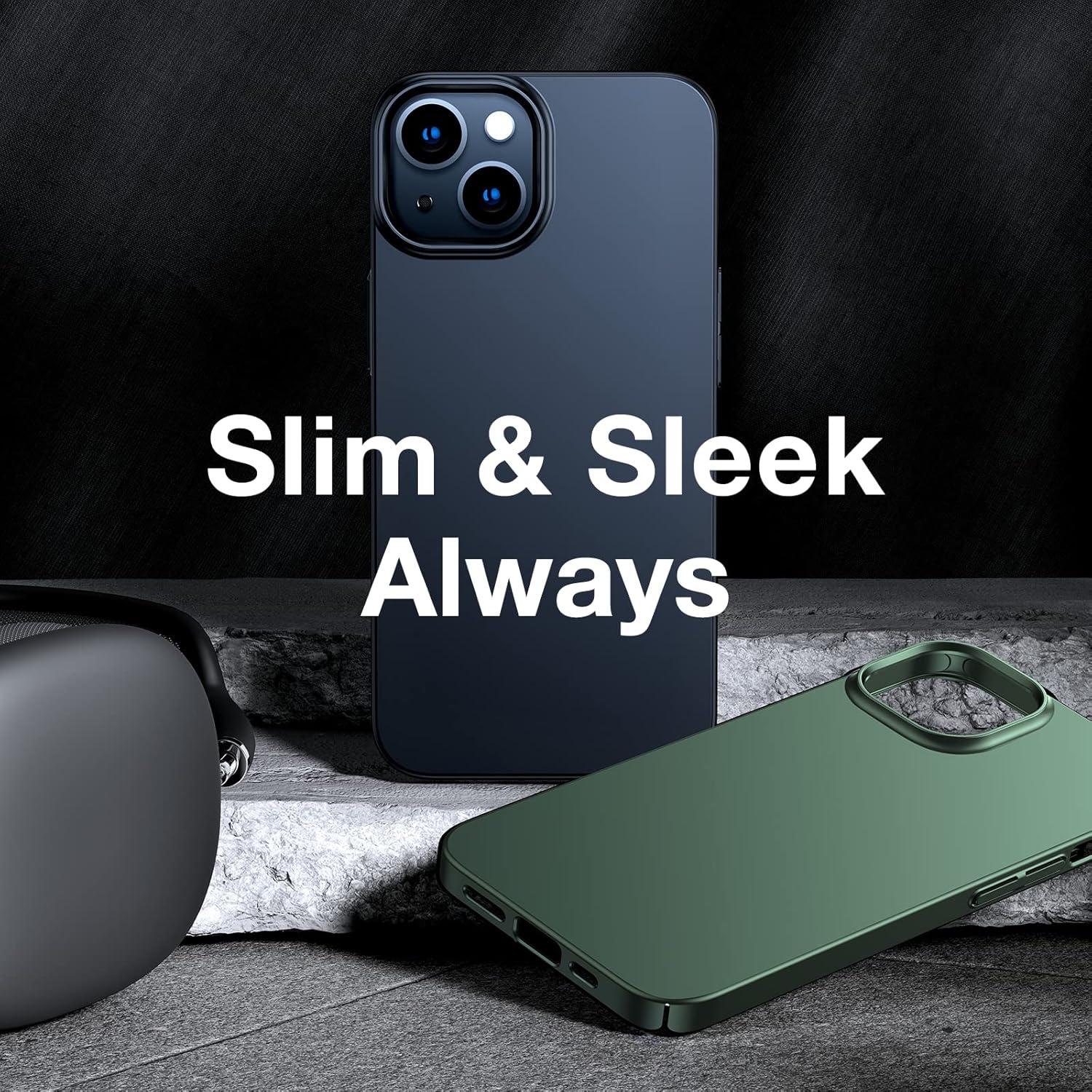 imageTORRAS Slim Fit for iPhone 16 Pro Max Case Clear Ultra Thin Phone Case for iPhone 16 Pro Max Non Yellowing AntiScratch Hard Plastics Lightweight iPhone 16 Pro Max Phone Case 69 ClearGreen