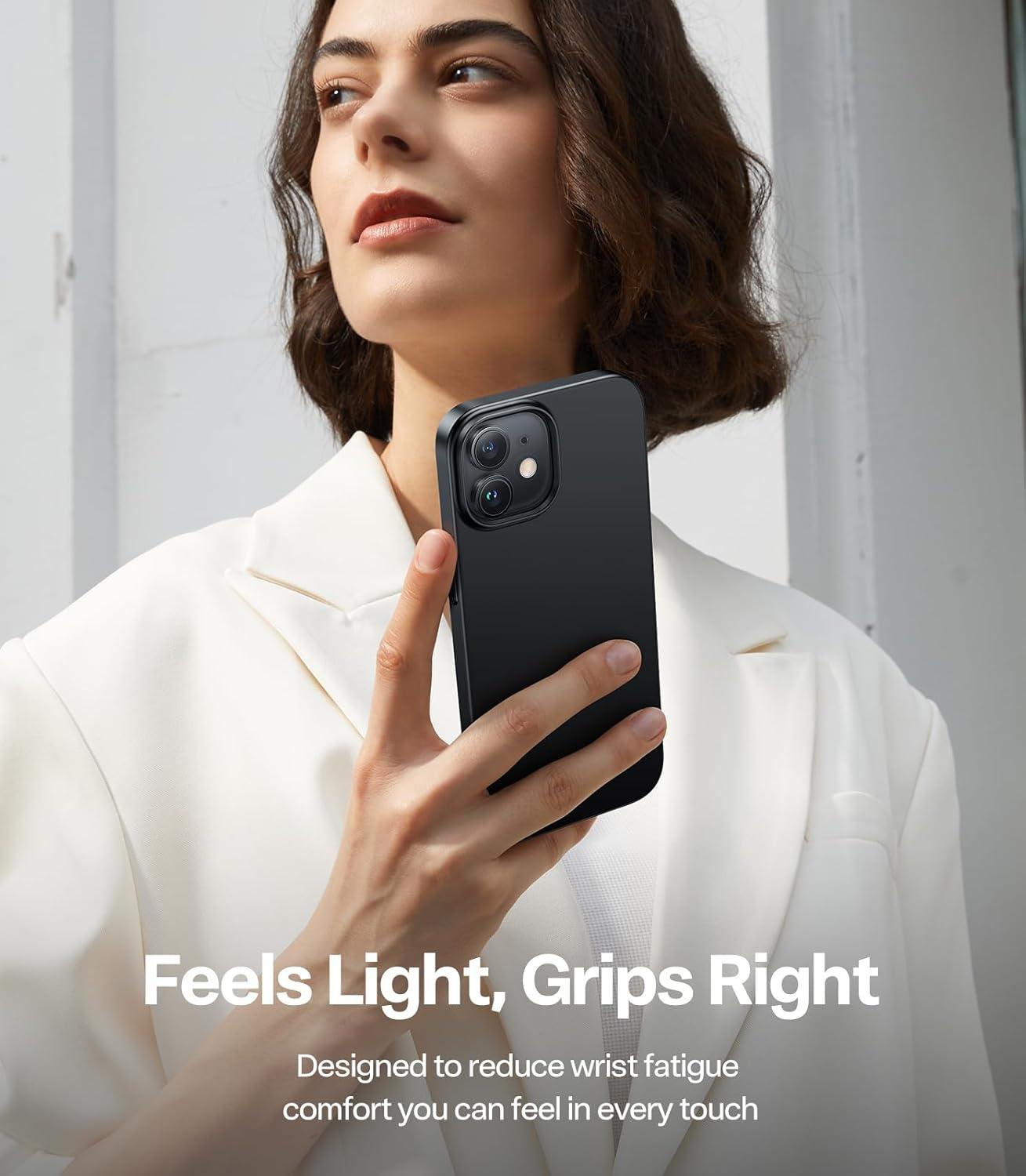 imageTORRAS Slim Fit for iPhone 16 Pro Max Case Clear Ultra Thin Phone Case for iPhone 16 Pro Max Non Yellowing AntiScratch Hard Plastics Lightweight iPhone 16 Pro Max Phone Case 69 ClearBlack