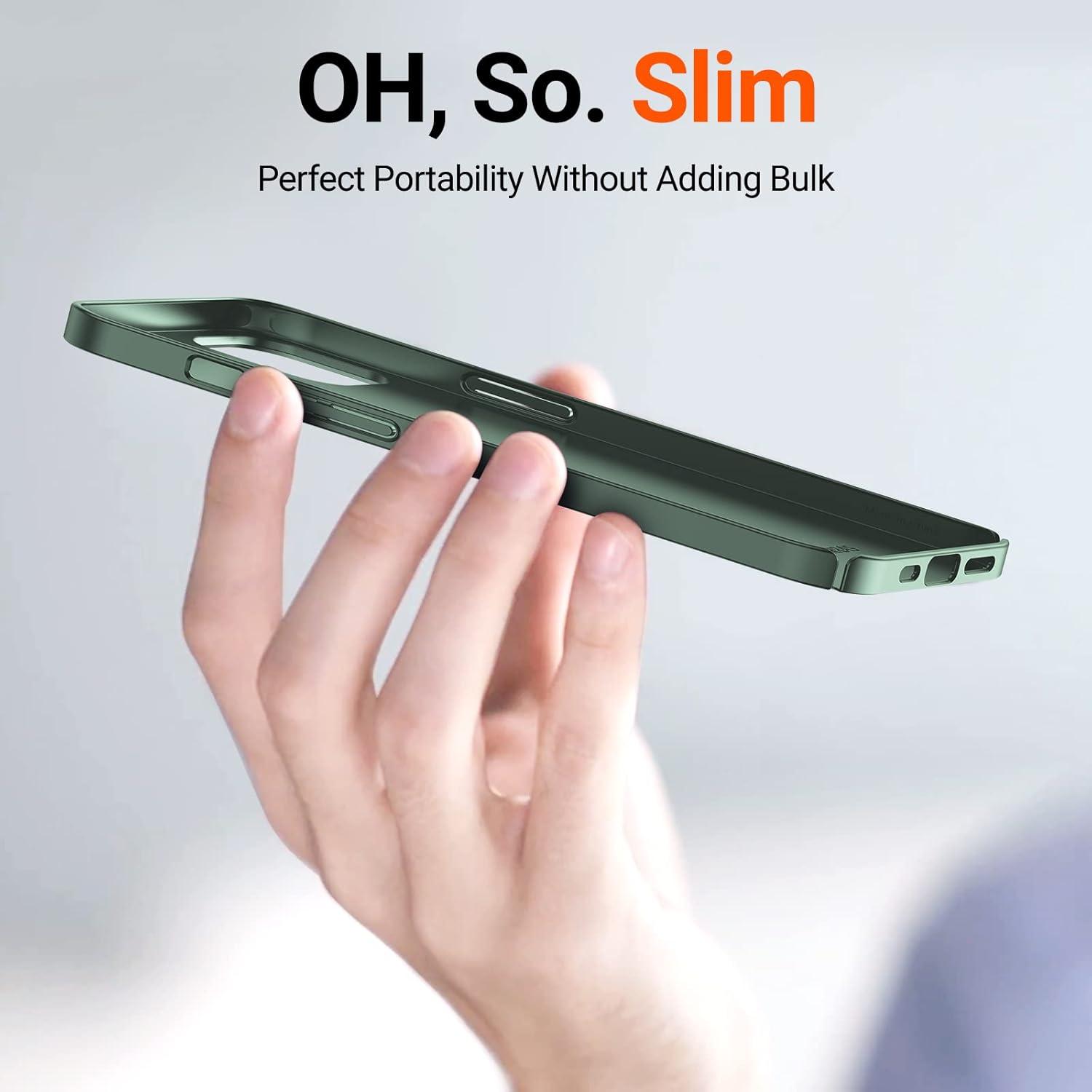 imageTORRAS Slim Fit for iPhone 16 Pro Max Case Clear Ultra Thin Phone Case for iPhone 16 Pro Max Non Yellowing AntiScratch Hard Plastics Lightweight iPhone 16 Pro Max Phone Case 69 ClearGreen