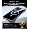 TORRAS Magnetic Slim-Fit for iPhone 16 Pro Max Case, Ultra-Thin 16 ProMax Phone Case Compatible with MagSafe, Light Anti-Scratch Matte Hard PC Bayer 6.9 inch OriginFit, Clear