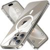 TORRAS Magnetic Shockproof for iPhone 16 Pro Max Case, [4X Military-Grade Protection] [Compatible with MagSafe] Translucent Case for iPhone 16 Pro Max Anti-Scratch Guardian 6.9″, Gold(Clear)