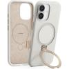 TORRAS Q3 Silicone for iPhone 17 Pro Max Case Stand, Fit for MagSafe, Liquid Silicone Soft Cozy Grip, 360 Spin Magnetic Stand, Camera Control, Protective Case for iPhone 17 Pro Max, Ivory Gold(Ivory Gold)