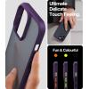 TORRAS Shockproof iPhone SE 2020 Case & iPhone 8 Case [Military Grade Drop Test] Translucent Matte Hard PC Back & Silicone TPU Bumper, Protective & Slim Fit for iPhone 7 case & SE2, Green(Purple)