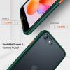 TORRAS Shockproof iPhone SE 2020 Case & iPhone 8 Case [Military Grade Drop Test] Translucent Matte Hard PC Back & Silicone TPU Bumper, Protective & Slim Fit for iPhone 7 case & SE2, Green(Green)