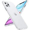 TORRAS Shockproof Compatible for iPhone 11 Pro Max Case, [Military Grade Drop Protection] [Anti-Scratches] Translucent Matte Hard PC Back with Soft Edges, Non-Slip Phone Case, Smoke White
