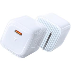 TORRAS IceNano 30W Charger for iPhone USB C [GaN3.0 Tech][PD3.0 Fast Charging] Foldable Charger Block for iPhone 17 Pro Max/16/15, iPad, Samsung, Google, Glacier Blue (5.5ft USB-C Cable Included)(Glacier White)