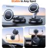 TORRAS 2026 Vacuum for Magsafe Car Mount【98+LBS Strongest Suction & Ultra Magnet】 Magnetic Phone Holders for Your Car, 360° Adjustable Car Phone Holder Mount for iPhone 17 Pro Max 16 15 14 13 12(Black)