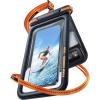 TORRAS IP68 Waterproof Phone Pouch Double Space, Floating Waterproof Phone Case with Lanyard for iPhone 17 Pro Max 16 15 14 S25 S24, Phone Dry Bag Vacation Cruise Ship Travel Essentials 7.0”, Black(Black)