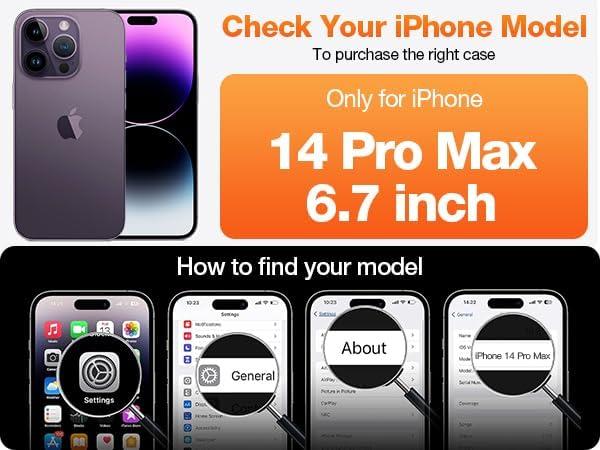 imageTORRAS Magnetic Slim Fit Designed for iPhone 14 Pro Case Ultra Thin Strong Magnetic Velvety Touch AntiScratch Compatible with MagSafe Cover Phone Case for iPhone 14 Pro Space BlackBlack