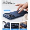 TORRAS Slim Fit for iPhone 14 Plus Case, Ultra Thin Phone Case for iPhone 14 Plus, Anti-Scratch Hard Plastic Lightweight Phone Case 6.7inch, Matte Black(Deep Blue)
