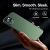 TORRAS Slim Fit for iPhone 14 Plus Case, Ultra Thin Phone Case for iPhone 14 Plus, Anti-Scratch Hard Plastic Lightweight Phone Case 6.7inch, Matte Black(Green)