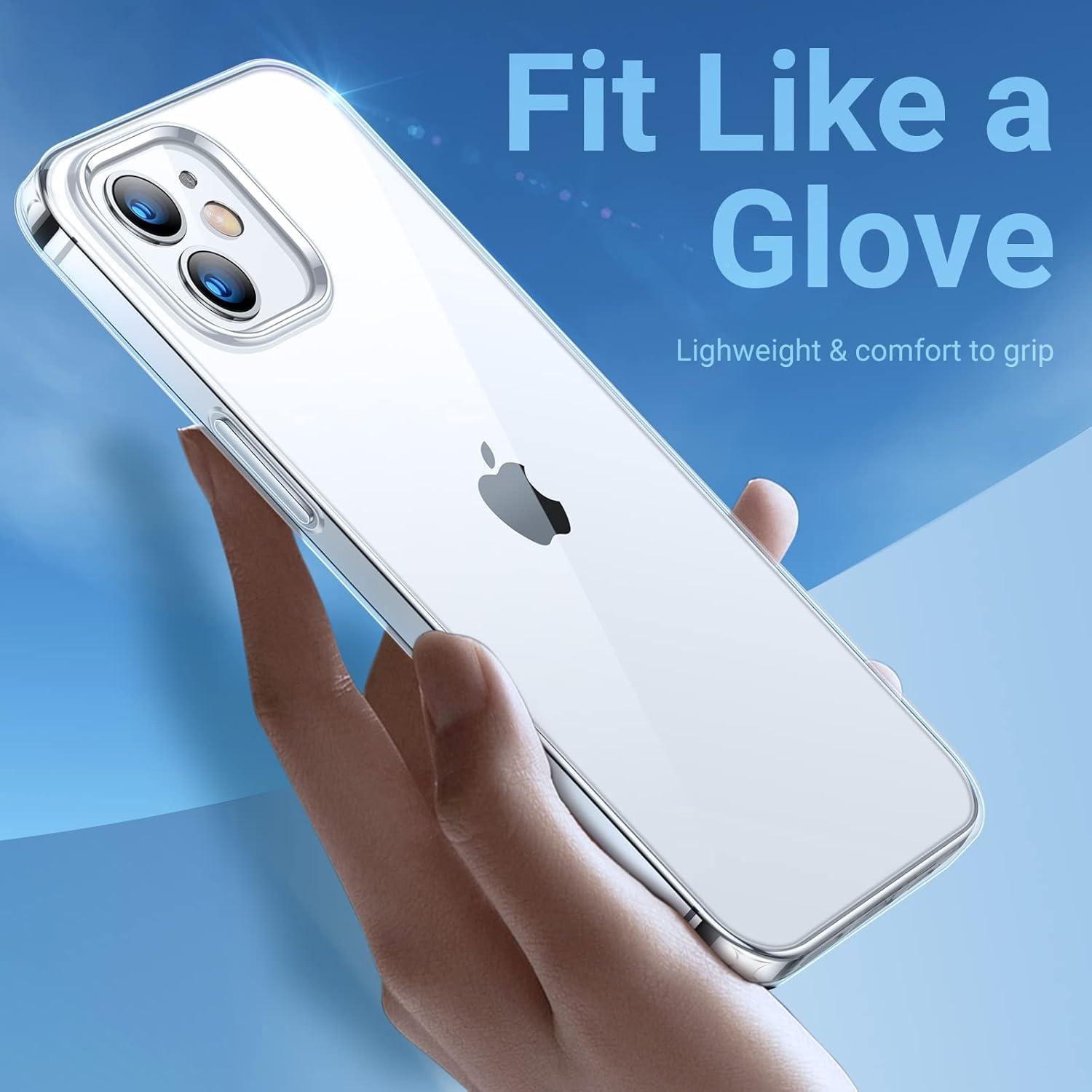 imageTORRAS Crystal Clear Compatible for iPhone 12 Mini Case Long Lasting Clarity Slim Yet Durable Soft Silicone Thin Phone Cases for iPhone 12 Mini 54 inch 2020 Release Crystal Clear3Crystal Clear