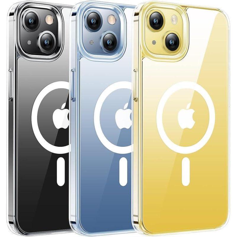 imageTORRAS Magnetic Shockproof for 14for 13 Case Military Grade Drop Protection Fit for MagSafe Hard PC AntiScratch Case for 1314 Case AntiYellowing Diamond Clear