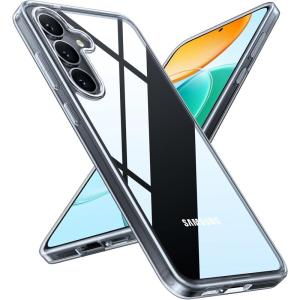 TORRAS Shockproof for Samsung Galaxy S25 Ultra Case, 12FT Military-Grade Protection, Slim Case for Samsung S25 Ultra Case, Matte Translucent Blue, Thin, Guardian Series(S25 Plus-Clear)