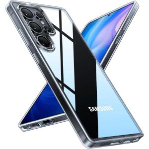 TORRAS Shockproof for Samsung Galaxy S25 Ultra Case, 12FT Military-Grade Protection, Slim Case for Samsung S25 Ultra Case, Matte Translucent Blue, Thin, Guardian Series(S25 Ultra-Clear)