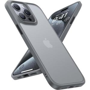 TORRAS Shockproof iPhone SE 2020 Case & iPhone 8 Case [Military Grade Drop Test] Translucent Matte Hard PC Back & Silicone TPU Bumper, Protective & Slim Fit for iPhone 7 case & SE2, Green(Grey)