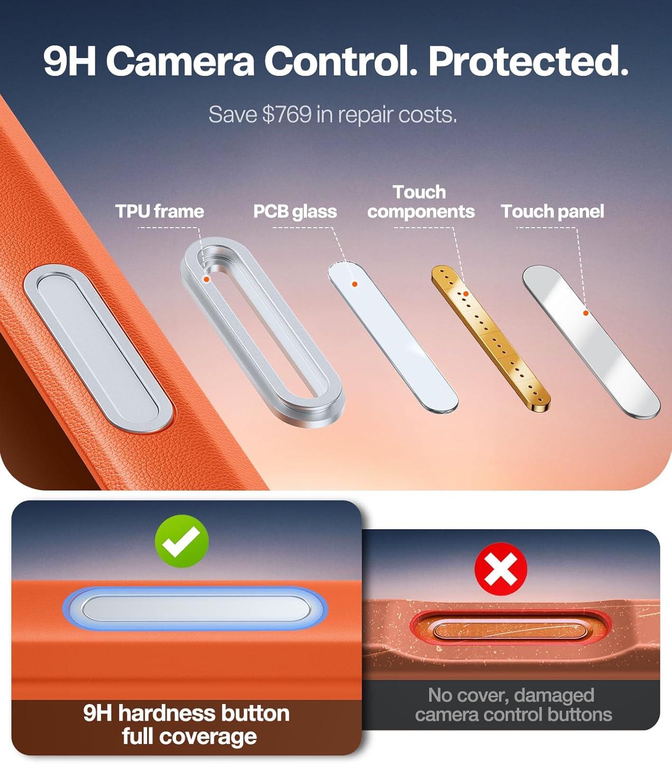 imageTORRAS Magnetic UPRO Ostand Designed for iPhone 12 Case iPhone 12 Pro Case Compatible with Magsafe iPhone 12 Phone Case with Stand MIL Grade Shockproof Back Slim Protective 12 Pro Phone Case BlackOrange