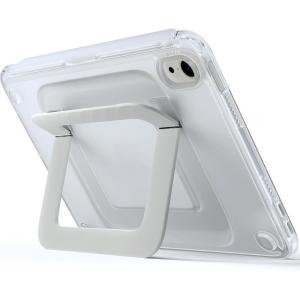 TORRAS Ostand K3 Neo for iPad mini 7 A17 Pro Case, iPad mini 6 case, Viewing Angles Adjustable, Ultra Stable Stand, Shockproof Protective Slim Kickstand Case with Pencil Holder, Obsidian Black(Frost White)