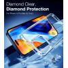 TORRAS Diamond Clear for iPhone 14 Pro Max Case, Anti-Yellowing, 12FTMil-Grade Drop Protection, Shockproof Slim Protective Hard Back Soft Bumper with Airbag for iPhone 14 ProMax Case, Crystal Clear